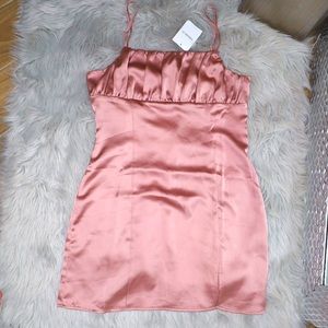 Sexy Pink SILK Dress💕☺️